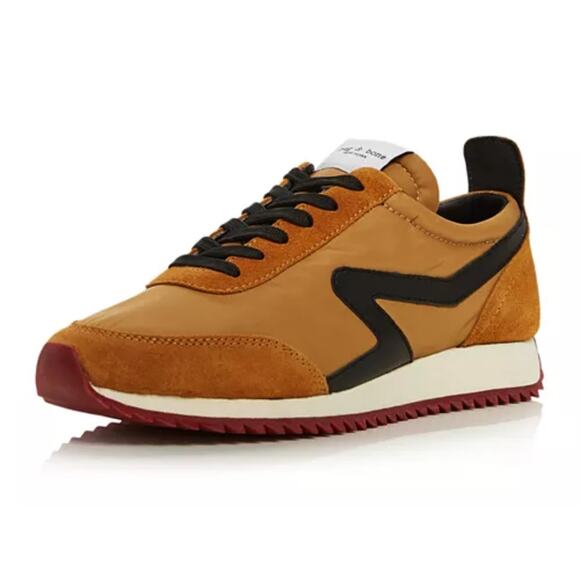 Rag & Bone Women's Retro Runner Lace Up Sneakers Mustard Size 41 EU/11 US - Picture 1 of 10
